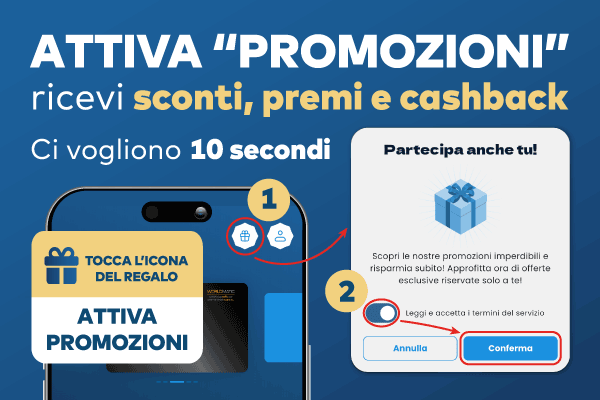 Tutorial: attiva Promozioni in due tocchi nell'app Breasy